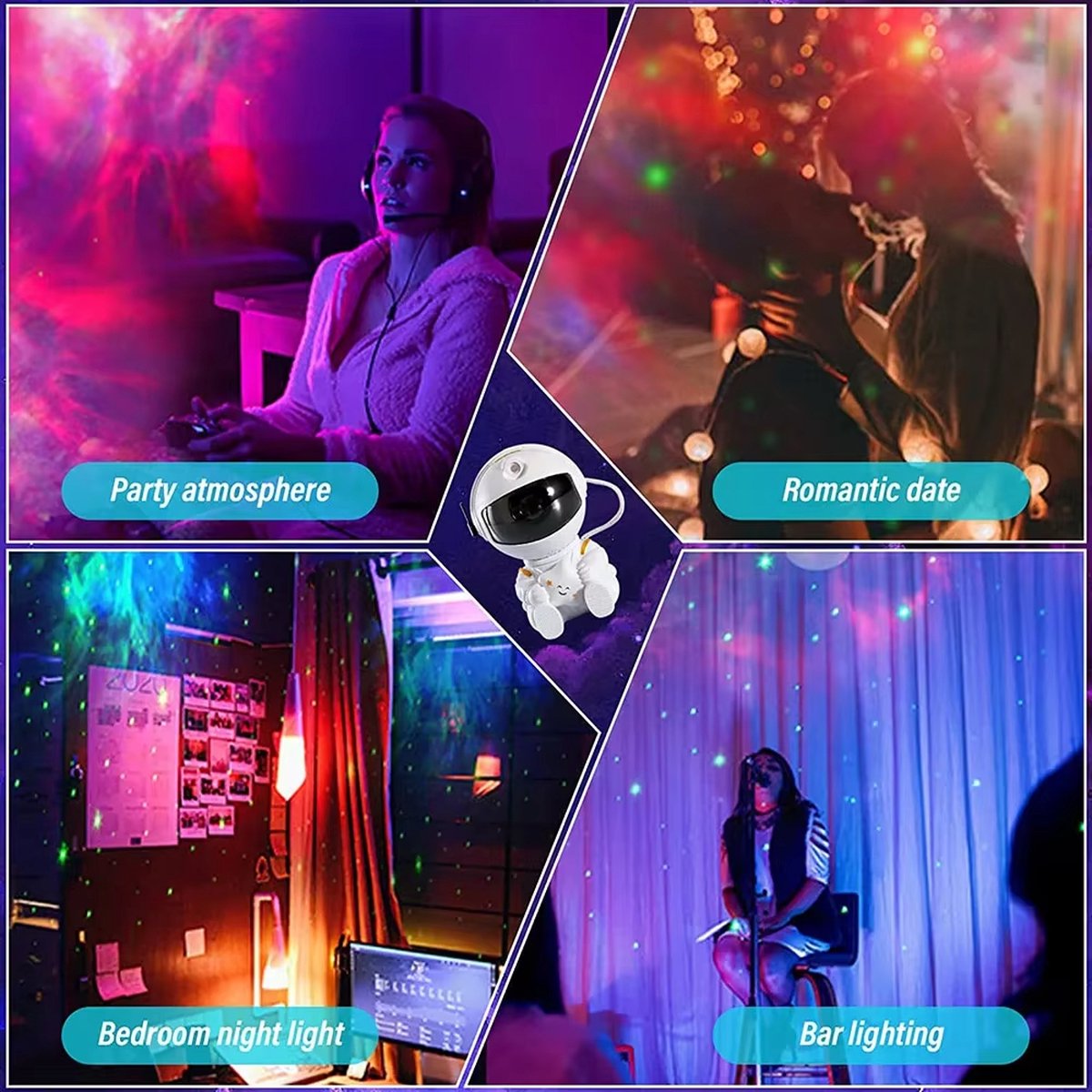 Astro Dreamer Galaxy Nachtlampje Plafond - Ster