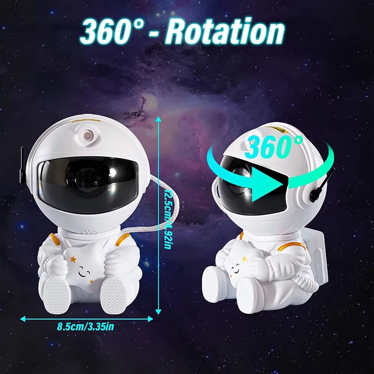 Astro Dreamer Galaxy Nachtlampje Plafond - Ster