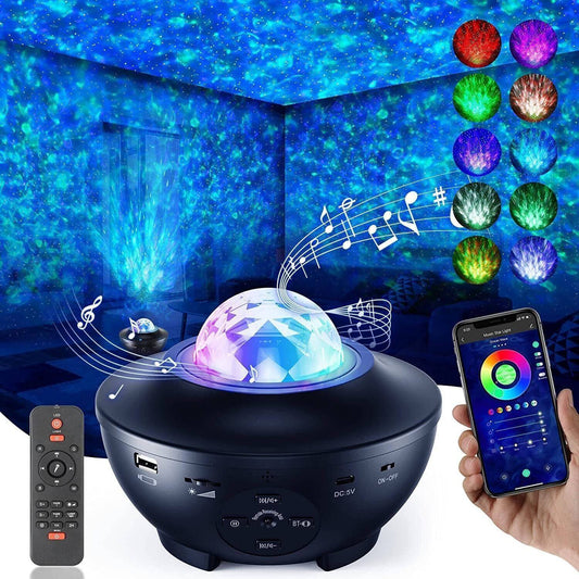 LED Galaxy Sterrenhemel Licht Projector Oceaan Sterrenhemel partij met Smart App Lamp