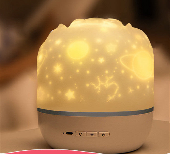 Muziek Projector Nacht Licht met BT Speaker Oplaadbare Universum Sterrenhemel Rotate LED Lamp Kleurrijke knipperende Ster
