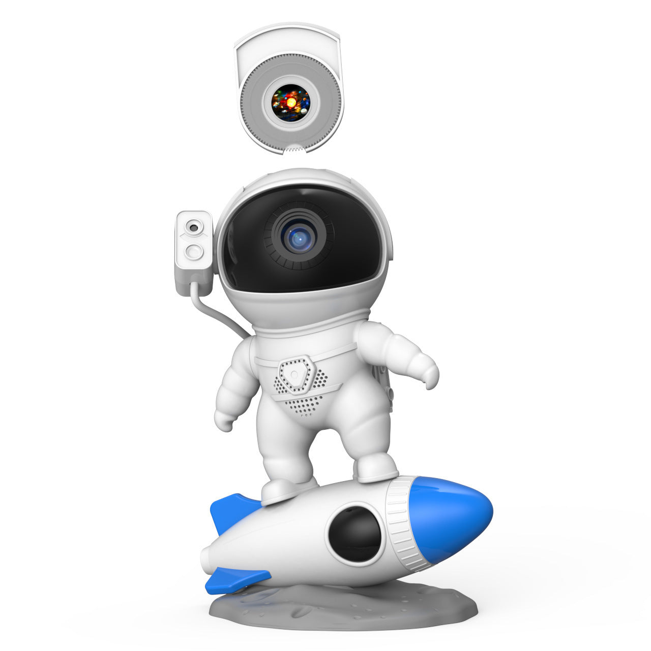 Raket Astronaut Melkweg Sterrenhemel Projector Lamp Desktop