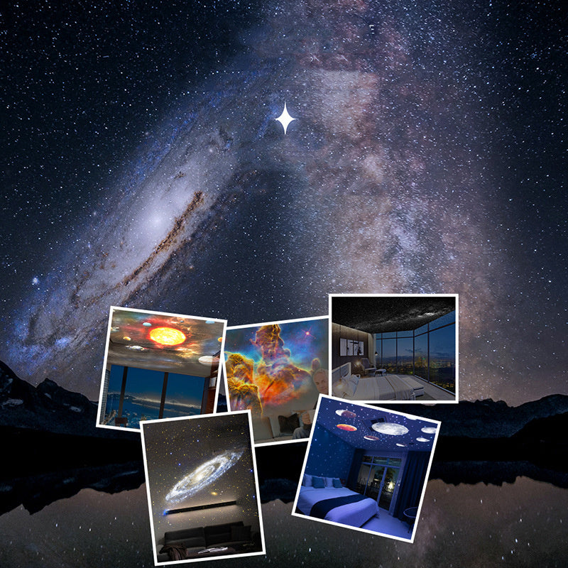 Planetarium Sterrenprojector melkweg plafondprojector nachtlampje voor kinderen sterrenhemel realistische projector met 12 filmschijven slaapkamer woonkamer
