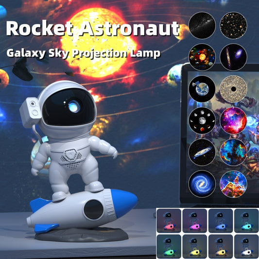 Raket Astronaut Melkweg Sterrenhemel Projector Lamp Desktop