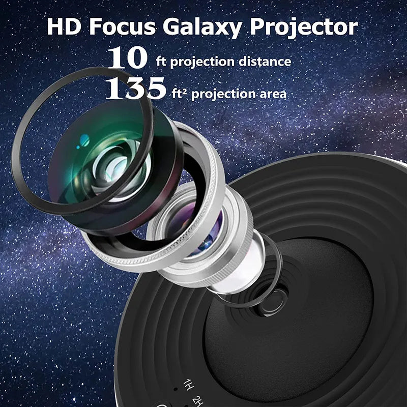 Planetarium Sterrenprojector melkweg plafondprojector nachtlampje voor kinderen sterrenhemel realistische projector met 12 filmschijven slaapkamer woonkamer