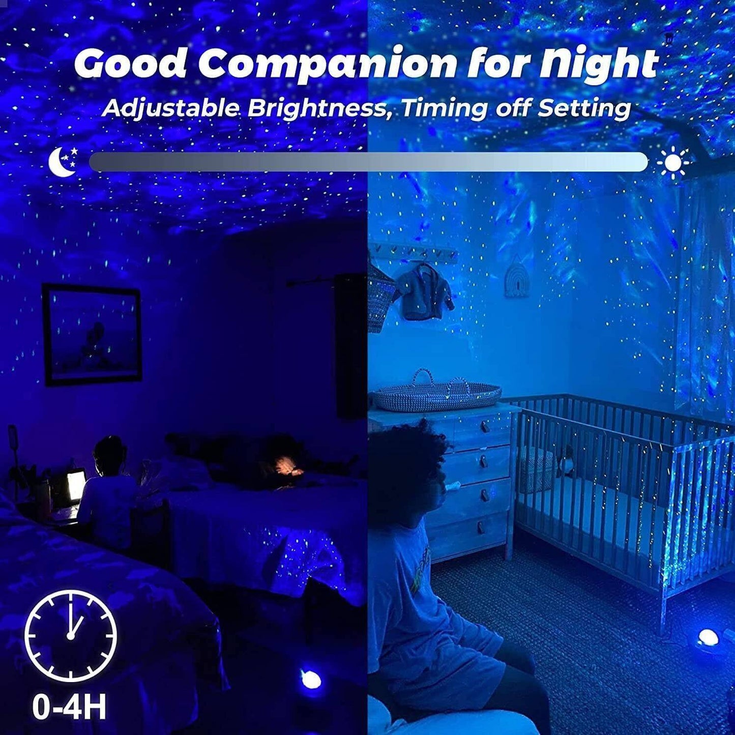 LED Galaxy Sterrenhemel Licht Projector Oceaan Sterrenhemel partij met Smart App Lamp