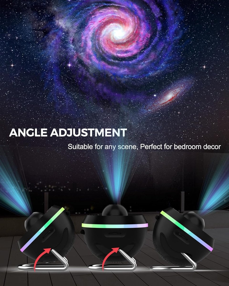 Sterrenhemel Galaxy Projector Planetarium - Zwart