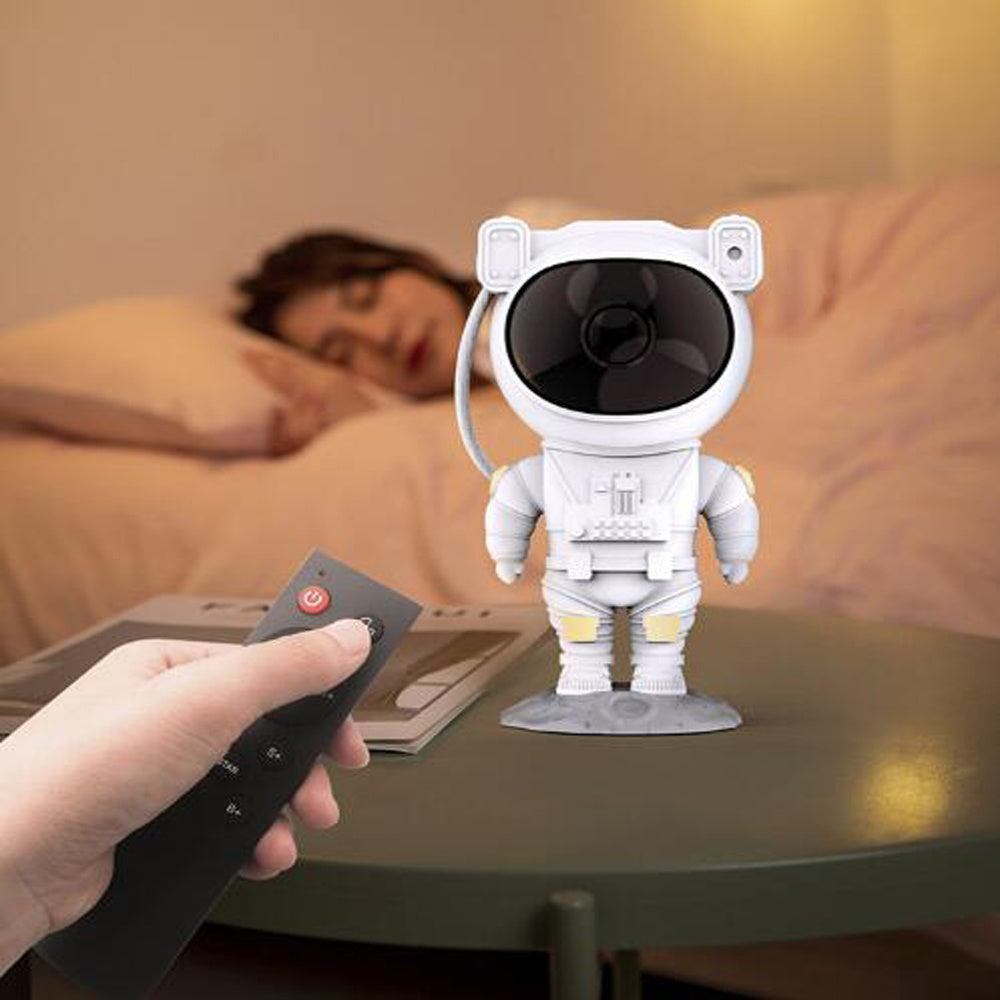 Creatieve Astronaut Galaxy Sterrenhemel Projector Nachtlamp USB Sfeerlamp Slaapkamer Tafellamp