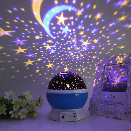 Sterren Licht Projector Droom Roterende Romantische Sterrenbol Sfeer Geleid Kinderen Nacht Licht
